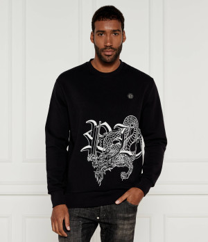Philipp Plein Bluza Dragon | Regular Fit