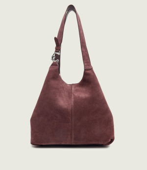Coccinelle Shopperka + saszetka Coccinelle C-Easy | zamsz