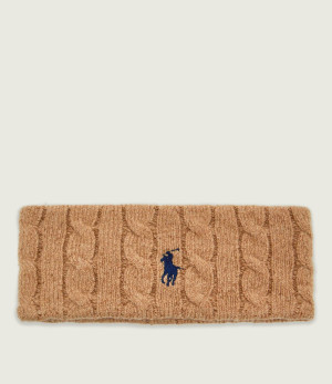 POLO RALPH LAUREN Wełniana opaska | z dodatkiem kaszmiru