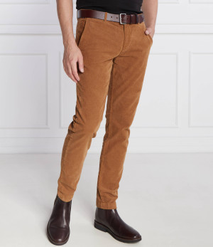 Tommy Hilfiger Spodnie chino BLEECKER CHINO CORDUROY GMD | Slim Fit