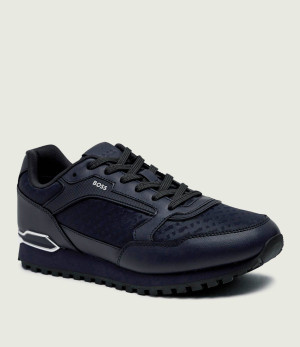 BOSS BLACK Sneakersy Parkour-L_Runn_nmnal | z dodatkiem skóry