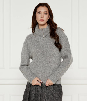Samsøe Samsøe Wełniany golf SAANOUR | Regular Fit