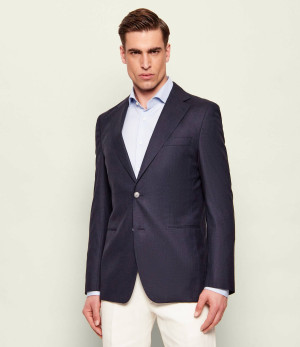 BOSS BLACK Marynarka C-Huge-261 | Slim Fit | z dodatkiem wełny
