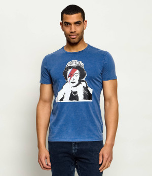 GUESS T-shirt BANKSY QUEEN | Guess x Brandalised | Regular Fit