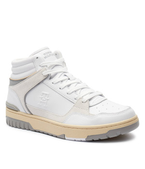 Tommy Hilfiger Skórzane sneakersy BASKET