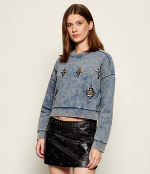 One Teaspoon Bluza | Cropped Fit