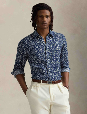 POLO RALPH LAUREN Lniana koszula | Custom fit
