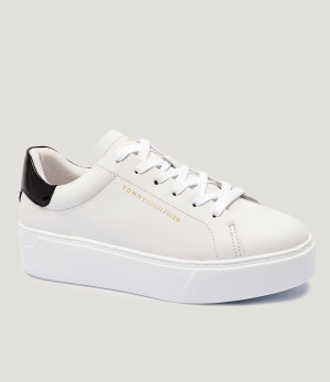 Tommy Hilfiger Skórzane sneakersy Cupsole