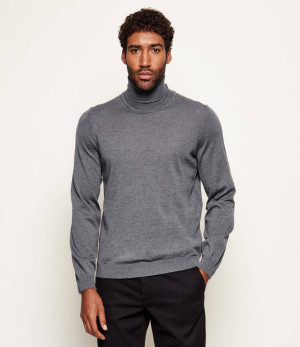 BOSS BLACK Wełniany golf Musso-P | Slim Fit