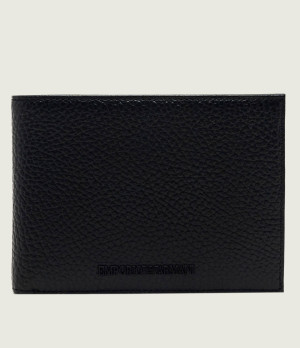 Emporio Armani Skórzany portfel BI-FOLD