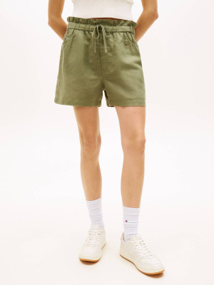 Tommy Jeans Lniane szorty TJW ESSENTIAL | Regular Fit