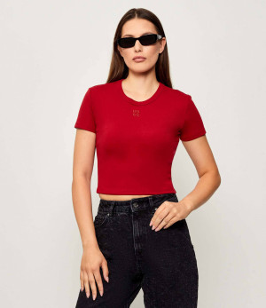 HUGO T-shirt Delanor | Cropped Fit