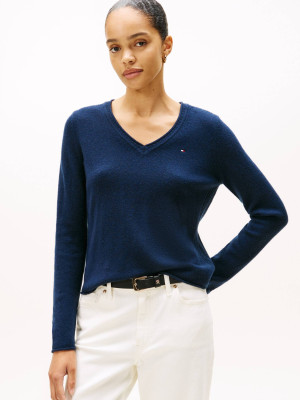 Tommy Hilfiger Wełniany sweter | Regular Fit