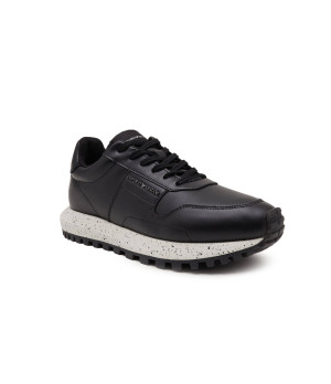 Emporio Armani Skórzane sneakersy