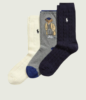 POLO RALPH LAUREN Skarpety 3-pack