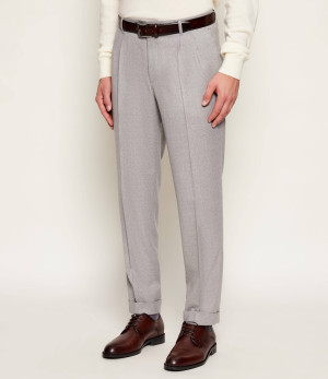 BOSS BLACK Wełniane spodnie C-Perin-DPL-TU-﻿261 | Regular Fit