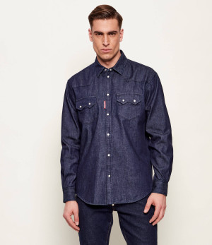 Dsquared2 Jeansowa koszula Twin Peaks | Relaxed fit