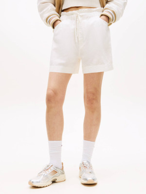 Tommy Jeans Lniane szorty TJW ESSENTIAL | Regular Fit