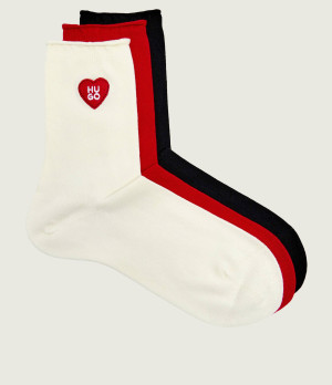 Hugo Bodywear Skarpety 3-pack 3P QS HEART CC