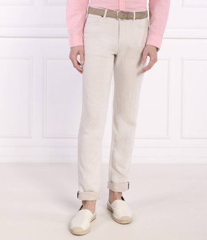 Joop! Spodnie Fortres | Modern fit | z dodatkiem lnu