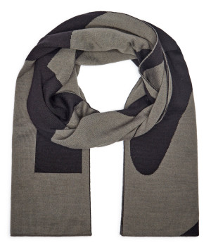BOSS GREEN Wełniany szal Arev_Scarf