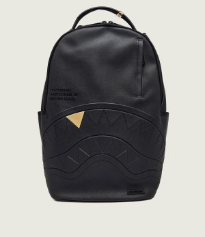 Sprayground Plecak Blacked Out Embossed Gold Tooth