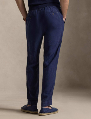 POLO RALPH LAUREN Lniane spodnie chino | Slim Fit