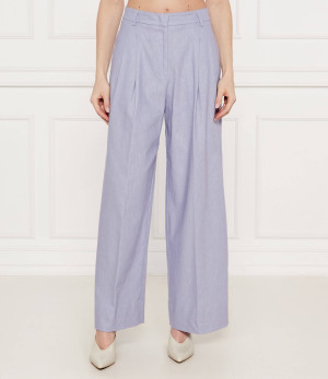 Liu Jo Lniane spodnie | flare fit