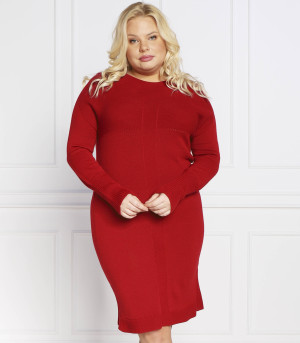 Persona by Marina Rinaldi Sukienka GENESI plus size | z dodatkiem wełny