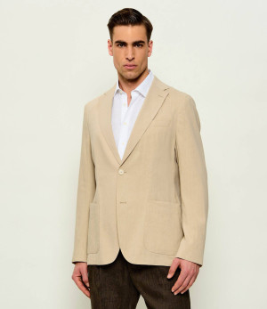 BOSS BLACK Lniana marynarka P-Hanry-WG-262 | Slim Fit