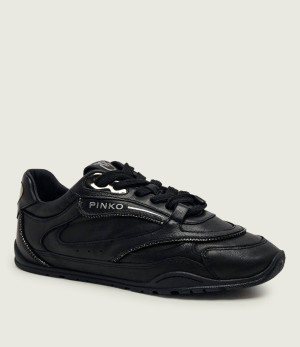 Pinko Skórzane sneakersy Yulia 04