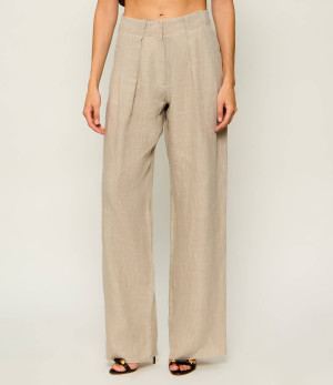 Marella Lniane spodnie Mllrete | Relaxed fit