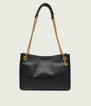 LAUREN RALPH LAUREN Skórzana torebka na ramię LUXE PEBBLE