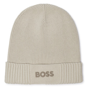 BOSS GREEN Czapka Asic_Beanie-X | z dodatkiem wełny