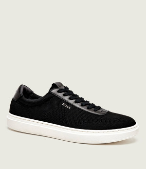 BOSS BLACK Sneakersy Kieran_Tenn_knal | z dodatkiem skóry