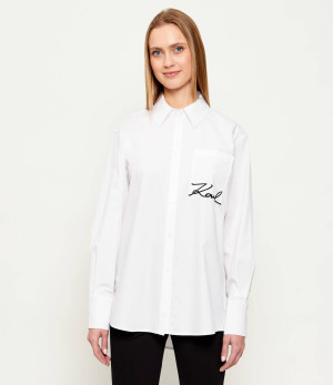Karl Lagerfeld Koszula signature | Relaxed fit