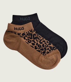 Hugo Bodywear Skarpety/stopki 2-pack LEO LOGO