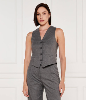 Samsøe Samsøe Kamizelka SARAMONA VEST | Slim Fit