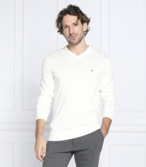 Tommy Hilfiger Sweter | Regular Fit | z dodatkiem kaszmiru