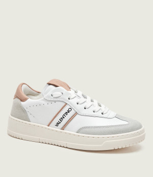 Valentino Skórzane sneakersy | zamsz
