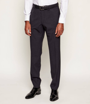 BOSS BLACK Wełniane spodnie H-Lenon-MM-224 | Regular Fit