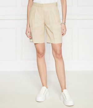 Calvin Klein Lniane szorty | Regular Fit