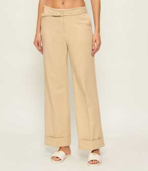 GUESS Spodnie z paskiem | Loose fit