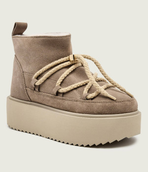 INUIKII Śniegowce CLASSIC LOW PLATFORM | zamsz