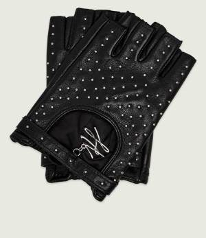 Karl Lagerfeld Skórzane rękawiczki K/Autograph
