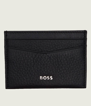 BOSS BLACK Skórzane etui na karty New Crosstown_Cardc.