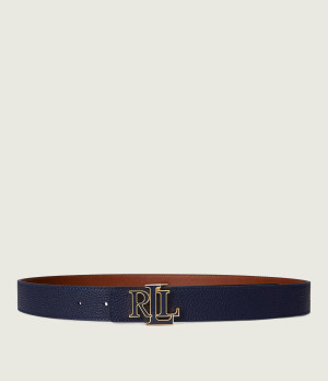 LAUREN RALPH LAUREN Skórzany dwustronny pasek