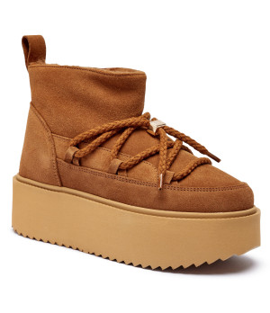 INUIKII Śniegowce Classic Low Platform | zamsz