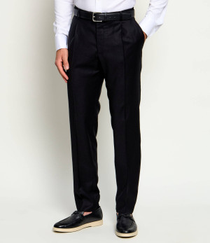 Tombolini Wełniane spodnie | Slim Fit