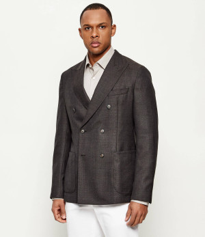 BOSS BLACK Wełniana marynarka C-Hanry-DB-262 | Slim Fit